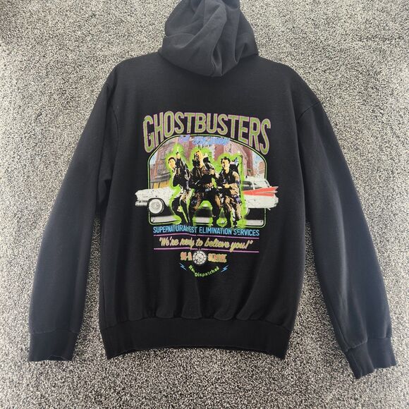 Ghostbusters large Black hoodie sweatshirt - Picture 1 of 7